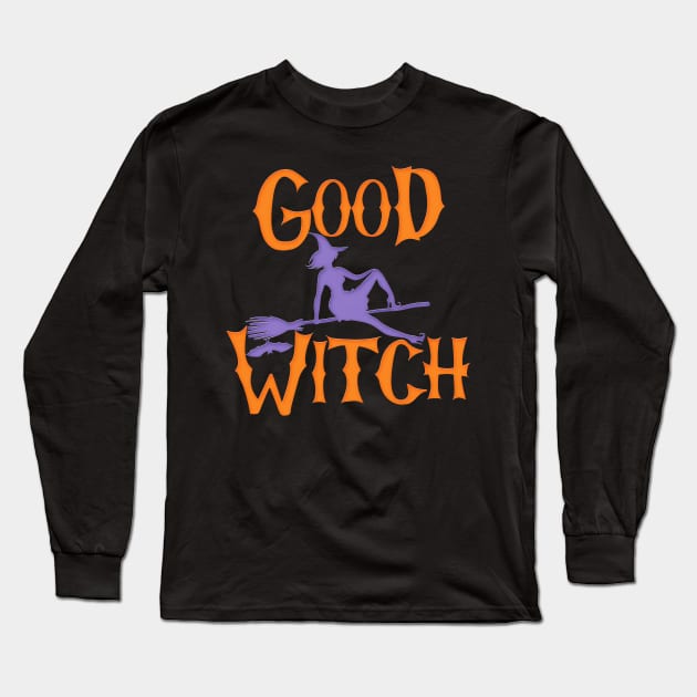 Halloween Costume Good Witch Long Sleeve T-Shirt by Tatjana  Horvatić